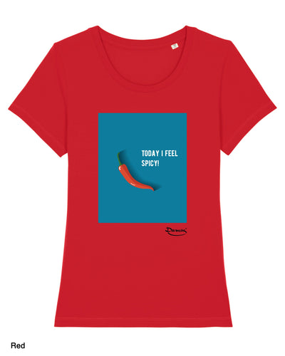 T-shirt da Donna con stampa Piccante - Spicy Maglia a Maniche Corte DREAMERS Brand Moda/Donna/Abbigliamento/T-shirt top e bluse/T-shirt Dreamers Abbigliamento - Potenza, Commerciovirtuoso.it