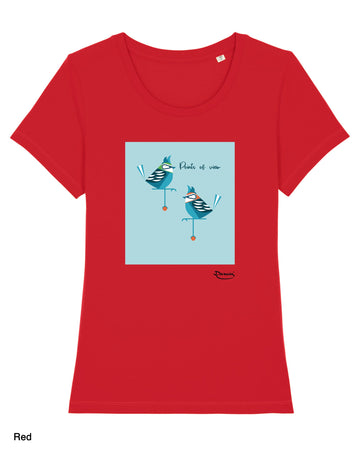 T-shirt da Donna con stampa "Punti di vista - View" Maglia a Maniche Corte DREAMERS Brand Moda/Donna/Abbigliamento/T-shirt top e bluse/T-shirt Dreamers Abbigliamento - Potenza, Commerciovirtuoso.it