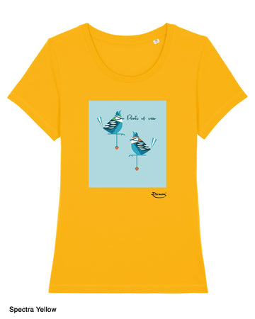 T-shirt da Donna con stampa "Punti di vista - View" Maglia a Maniche Corte DREAMERS Brand Moda/Donna/Abbigliamento/T-shirt top e bluse/T-shirt Dreamers Abbigliamento - Potenza, Commerciovirtuoso.it