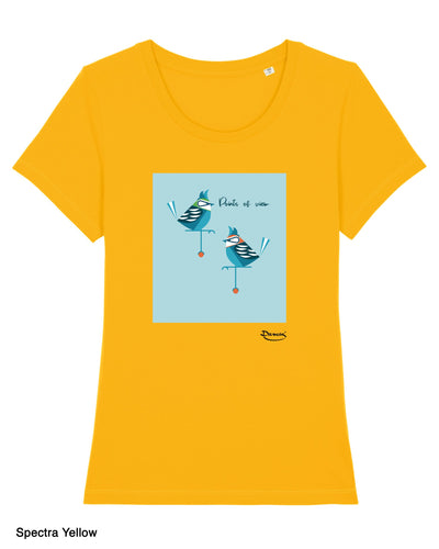 T-shirt da Donna con stampa Punti di vista - View Maglia a Maniche Corte DREAMERS Brand Moda/Donna/Abbigliamento/T-shirt top e bluse/T-shirt Dreamers Abbigliamento - Potenza, Commerciovirtuoso.it