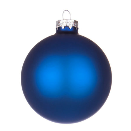 Palline in vetro "Blu Monaco Opaco" tinta unita per albero di Natale moderno Casa e cucina/Decorazioni per interni/Addobbi e decorazioni per ricorrenze/Decorazioni natalizie/Addobbi e decorazioni/Palle e palline MagiediNatale.it - Altamura, Commerciovirtuoso.it