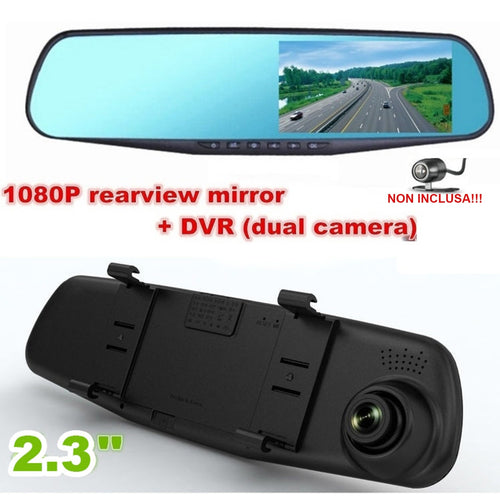 AUTO REARVIEW SPECCHIETTO DVR TELECAMERA FULL HD 1080P 2.3 LCD PER RETROCAMERA Elettronica/Elettronica per veicoli/Elettronica per auto/Sistemi video/Videocamera da cruscotto Trade Shop italia - Napoli, Commerciovirtuoso.it