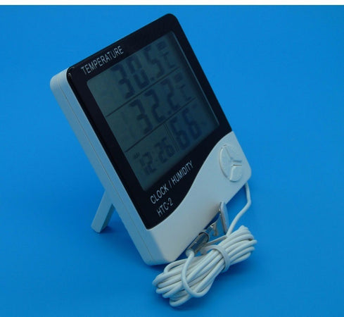 Termometro Igrometro Digitale Temperatura Umidita' Ora Data Casa