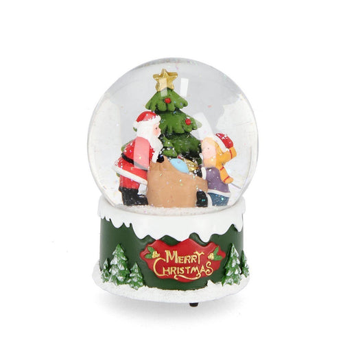 Sfera Ollie babbo con carillon in vetro e poliresina decorazione natalizia Casa e cucina/Decorazioni per interni/Addobbi e decorazioni per ricorrenze/Decorazioni natalizie/Neve artificiale MagiediNatale.it - Altamura, Commerciovirtuoso.it