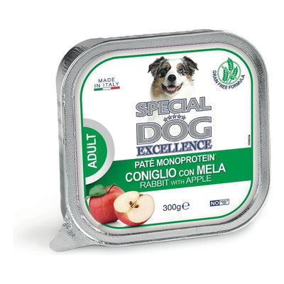 MONGE Patè fruits Special Dog Excellence Vaschetta da 300 gr gusto Coniglio e mela