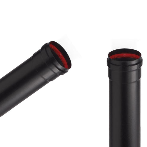 Tubo in acciaio nero da interno per stufa a pellet linea superior con spessore 1,6 mm Fai da te/Caminetti e accessori/Accessori per caminetto/Tubi di scarico La Zappa - Altamura, Commerciovirtuoso.it