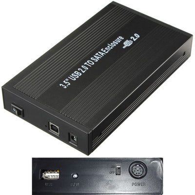 BOX HARD DISK ESTERNO 3,5 POLLICI SATA USB 2.0 HDD CASE CON ALIMENTATORE  Trade Shop italia - Napoli, Commerciovirtuoso.it