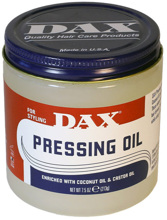 DAX PRESSING OIL PREMIUM STYING / HOT COMB WITH COCONUT OIL & CASTOR OIL 213G PER CAPELLI