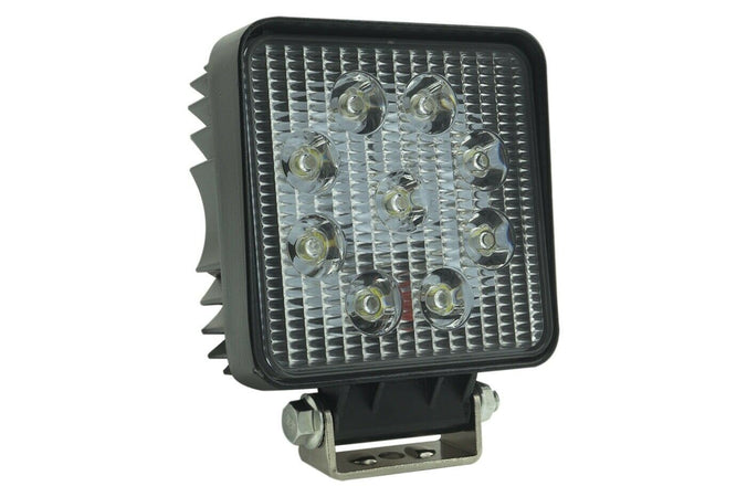 Faro 27W 9 LED Quadrato per AUTO JEEP BARCA 12V IP67 Illuminazione/Illuminazione per esterni/Proiettori Zencoccostore - Formia, Commerciovirtuoso.it