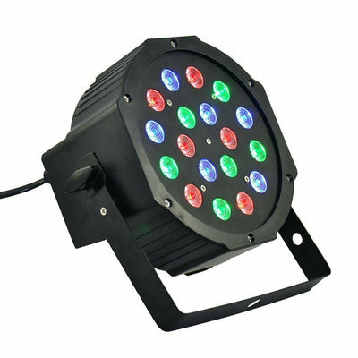 PAR 18 LED x 1W Faro RGB DMX Strobo FLASH Wash Programmabile