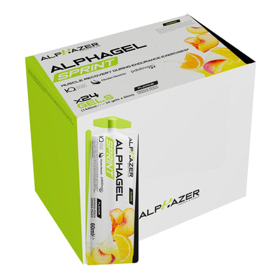 ALPHAZER Alphagel Sprint 24 gels x 60ml Salute e cura della persona/Alimentazione e nutrizione/Integratori per lo sport/Integratori di carboidrati Tock Black - Solofra, Commerciovirtuoso.it