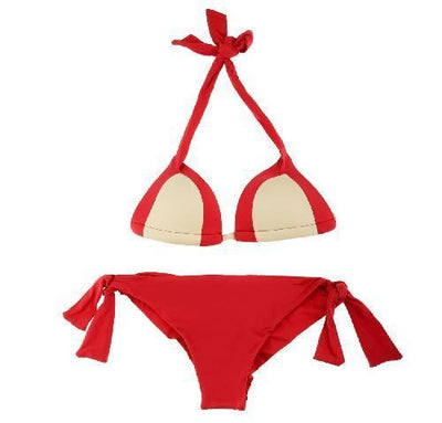 Bikini Triangolo Imbottito E Brasiliana Rosso Byblos