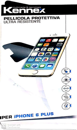 Pellicola protettiva ultra resistente per iPhone 6 Plus kennex Elettronica/Cellulari e accessori/Accessori/Accessori per smartwatches/Proteggi schermo e pellicole Scontolo.net - Potenza, Commerciovirtuoso.it