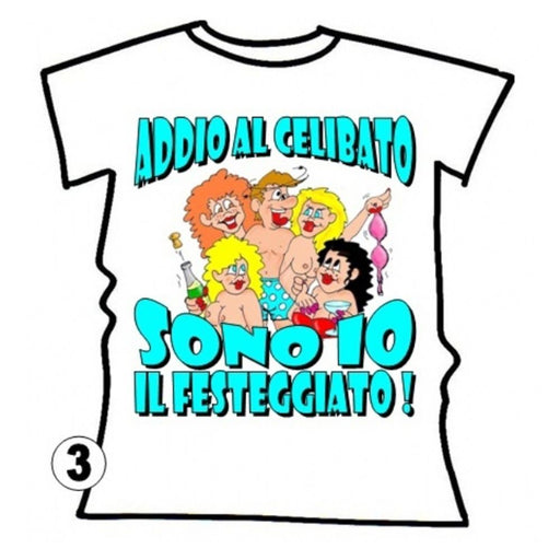 Maglietta Addio al Celibato T-shirt Party Addio Al Celibato Tg