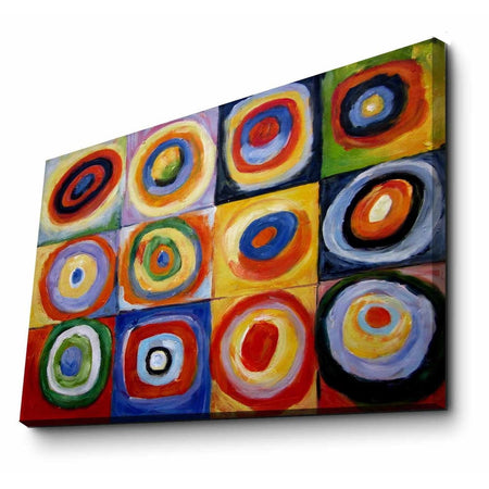 Canvas decorativa stampa Kandinsky "Studio di colori" 45 x 70 cm Casa e cucina/Decorazioni per interni/Arte/Poster e stampe Scontolo.net - Potenza, Commerciovirtuoso.it