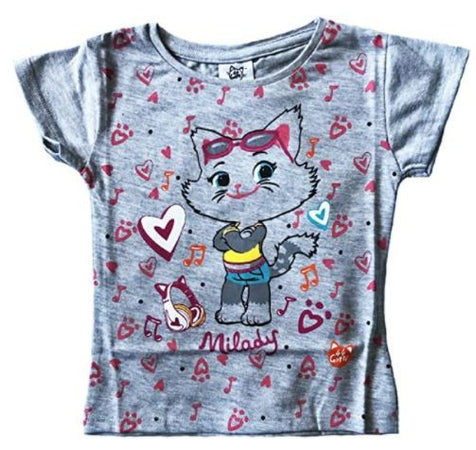 T-shirt 44 gatti bambina misura da 2 a 8 anni Moda/Bambine e ragazze/Abbigliamento/T-shirt top e bluse/T-shirt Store Kitty Fashion - Roma, Commerciovirtuoso.it