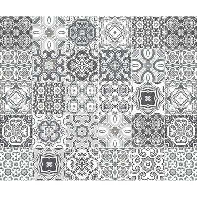Set di 30 adesivi murali Mosaico Celinetina 10×10 cm A1137 Ambiance