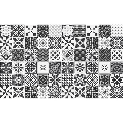 Set di 60 adesivi murali Mosaico Allizéa 10×10 cm A872 Ambiance