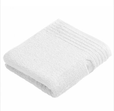 Set 2 asciugamani bianco 50X100 cm Vossen