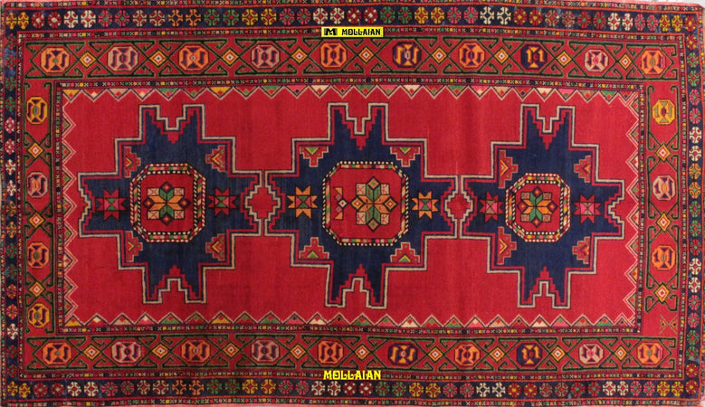 Tappeto Kazak Antico Caucasico - Marca Kazak Old, Riferimento 3045
