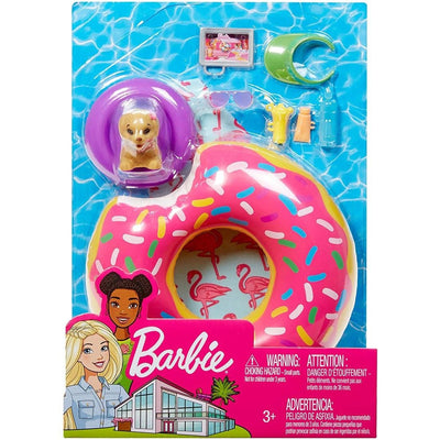 Ciambella e accessori piscina Playset Arredamenti Outdoor Barbie FXG37