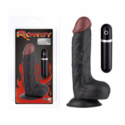 10152 Rowdy Black 7,5 Salute e cura della persona/Erotismo e contraccezione/Sex toys/Dildo/Dildo realistici Kondorama - Martinsicuro, Commerciovirtuoso.it