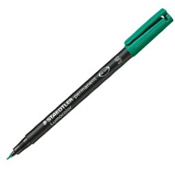 Pennarello Lumocolor Permanent 313 - punta 0 4 mm - verde - Staedtler [multipack] 10 pezzi Cancelleria e prodotti per ufficio/Penne matite scrittura e correzione/Marcatori ed evidenziatori/Pennarelli indelebili e marcatori Eurocartuccia - Pavullo, Commerciovirtuoso.it