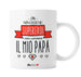 DUDECOR Mug in ceramica bianca Papa Supereroe 250 ML Casa e cucina/Stoviglie/Piatti ciotole e vassoi/Tazze e piattini/Tazze da cappuccino Scontolo.net - Potenza, Commerciovirtuoso.it