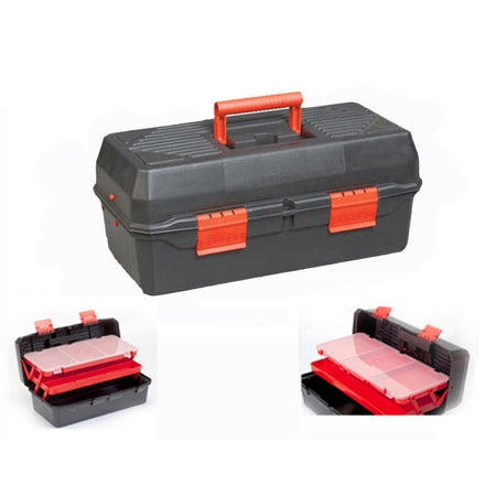 CASSETTA 43CM 17" PORTA UTENSILI VALIGETTA BORSA ATTREZZI IN PLASTICA MINUTERIA SCOMPARTI INTERNI Fai da te/Organizzazione casa e magazzini/Organizzazione di utensili/Cassette porta attrezzi Trade Shop italia - Napoli, Commerciovirtuoso.it