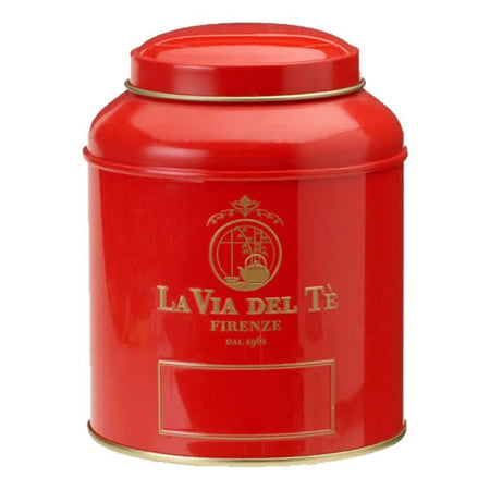 Barattolino "La Via del Tè"  Rosso Alimentari e cura della casa/Caffè tè e bevande/Tè e tisane/Tè in confezione regalo MariTea bottega del Tè - Lodi, Commerciovirtuoso.it