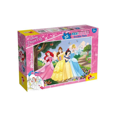 Lisciani Disney Princess Puzzle Maxi Floor Double Face 35 Pezzi