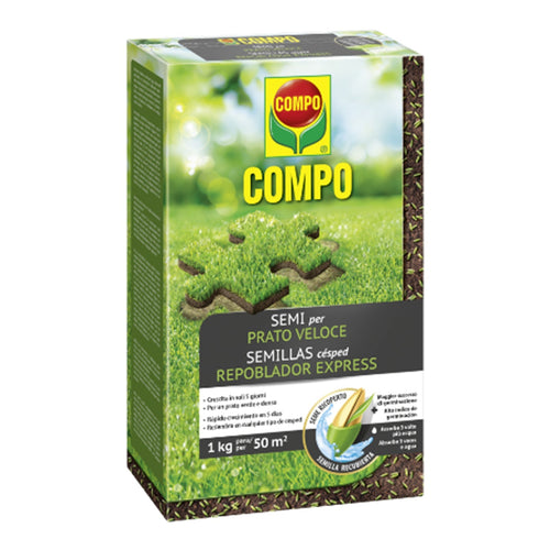 Seme Prato Veloce rigenerazione tappeto erboso ripristina aiuola Giardino e giardinaggio/Giardinaggio/Fertilizzanti e concimi/Fertilizzanti per il prato La Zappa - Altamura, Commerciovirtuoso.it
