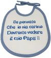 Bavaglini con scritte simpatiche bimbo bimba Made in Italy Prima infanzia/Allattamento e pappa/Bavaglini/Bavaglini Store Kitty Fashion - Roma, Commerciovirtuoso.it