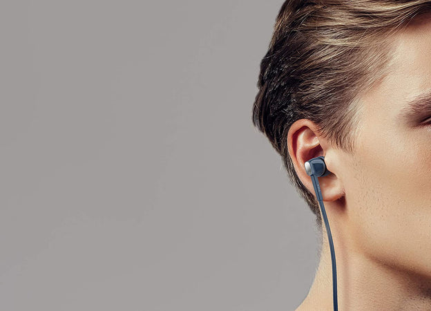 Cuffie TCL MTRO100 In-Ear Headphones con microfono cavi piatti senza groviglio Blu