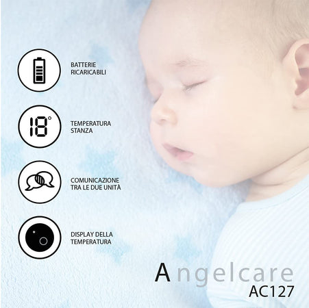 Foppapedretti Angelcare Ac127 Monitor Per Neonati Con Sensore Di Movimento, Bianco Prima infanzia/Sicurezza/Baby monitor/Monitor smart Scontolo.net - Potenza, Commerciovirtuoso.it
