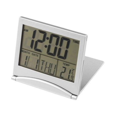 Trade Shop - Orologio Sveglia Temperatura Calendario Da Tavolo Lcd Allarme  Sonoro Illuminato