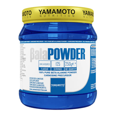 YAMAMOTO BetaALA POWDER 250 grammi Salute e cura della persona/Alimentazione e nutrizione/Integratori per lo sport/Aminoacidi/Beta alanina Tock Black - Solofra, Commerciovirtuoso.it