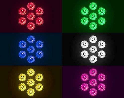 Faro Strobo RGB DJ Faretto 7 LED X 10W testa rotante 360° Colori Eeffetto Disco Strumenti Musicali/Sonorizzazione e palcoscenico/Illuminazione/Stroboscopi Zencoccostore - Formia, Commerciovirtuoso.it