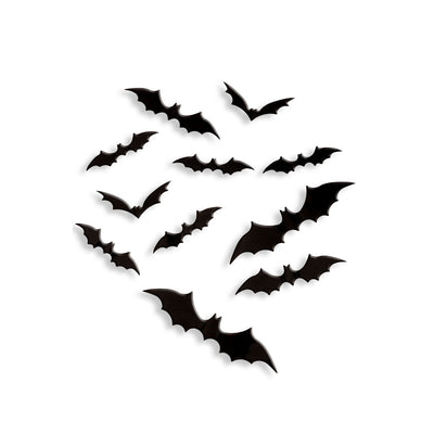 12 pipistrelli 3D adesivi in plastica Casa e cucina/Decorazioni per interni/Addobbi e decorazioni per ricorrenze/Decorazioni per Halloween Scontolo.net - Potenza, Commerciovirtuoso.it