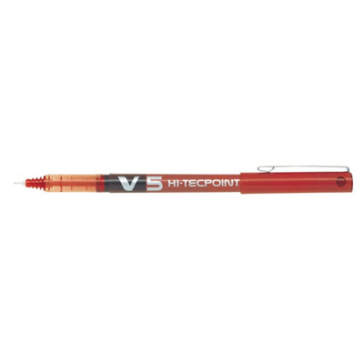 Roller Hi Tecpoint V5 - punta 0 5 mm - rosso - Pilot Cancelleria e prodotti per ufficio/Penne matite scrittura e correzione/Penne e ricariche/Penne roller a inchiostro gel Eurocartuccia - Pavullo, Commerciovirtuoso.it