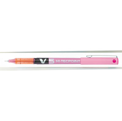 Roller Hi Tecpoint V5 - punta 0 5 mm - rosa - Pilot Cancelleria e prodotti per ufficio/Penne matite scrittura e correzione/Penne e ricariche/Penne roller a inchiostro gel Eurocartuccia - Pavullo, Commerciovirtuoso.it