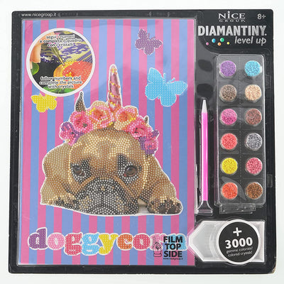 DIAMANTINY 96104 Level Up Diamond Painting Kit PETS - Doggycorn Giochi e giocattoli/Attività creative/Kit per il fai da te/Kit di pittura Scontolo.net - Potenza, Commerciovirtuoso.it