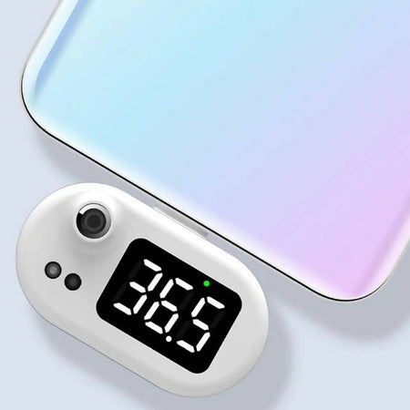 Termometro portatile per telefono cellulare con ingresso type-c misurazione rapida a infrarossi