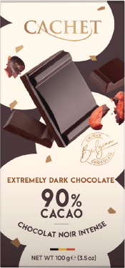 12 tavolette di cioccolato belga super fondente 90% 100g da tienen in belgium Cachet