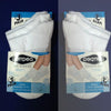 3 Paia Bianco 39/42 Calze Calzetti Calzini pompea Cotone Donna Uomo Calzino