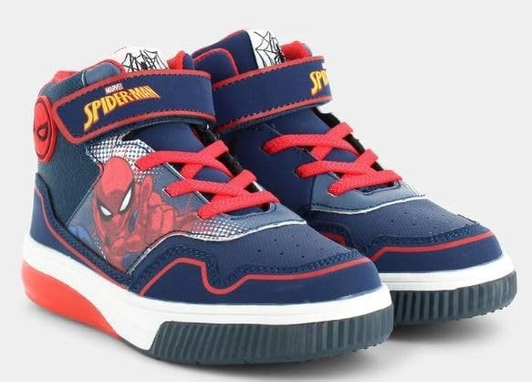 Scarpe Spiderman con luci alte Moda/Bambini e ragazzi/Scarpe/Sneaker e scarpe sportive/Sneaker casual Store Kitty Fashion - Roma, Commerciovirtuoso.it