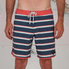 Boardshort Salty Crew Beachbreak Oxford Costume Uomo Blu Rosso a Righe Moda/Uomo/Abbigliamento/Mare e piscina/Pantaloncini e calzoncini Snotshop - Roma, Commerciovirtuoso.it