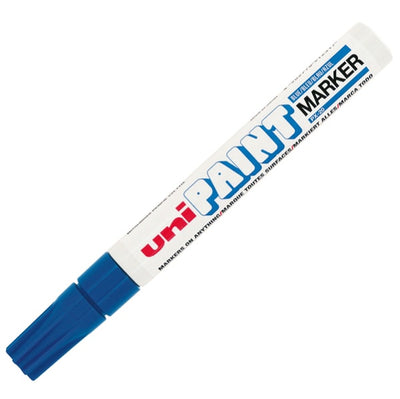 Marcatore Uni Paint PX20 - punta 2 8mm - blu - Uni Mitsubishi Cancelleria e prodotti per ufficio/Penne matite scrittura e correzione/Marcatori ed evidenziatori/Pennarelli indelebili e marcatori Eurocartuccia - Pavullo, Commerciovirtuoso.it
