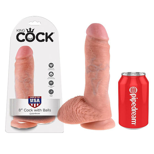Dildo Fallo Realistico Con Testicoli E Ventosa 8 Inch King Cock With Balls Skin Fallo Realistico 8 Salute e cura della persona/Erotismo e contraccezione/Sex toys/Dildo/Dildo realistici Kondorama - Martinsicuro, Commerciovirtuoso.it