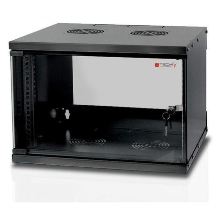 Techly Armadio Rack 19" a Muro 6U prof. 320 Nero Assemblato
